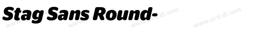 Stag Sans Round字体转换 Stag Sans Round字体转换